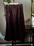 New Chinese-style Jacquard Tassel Midi Skirt