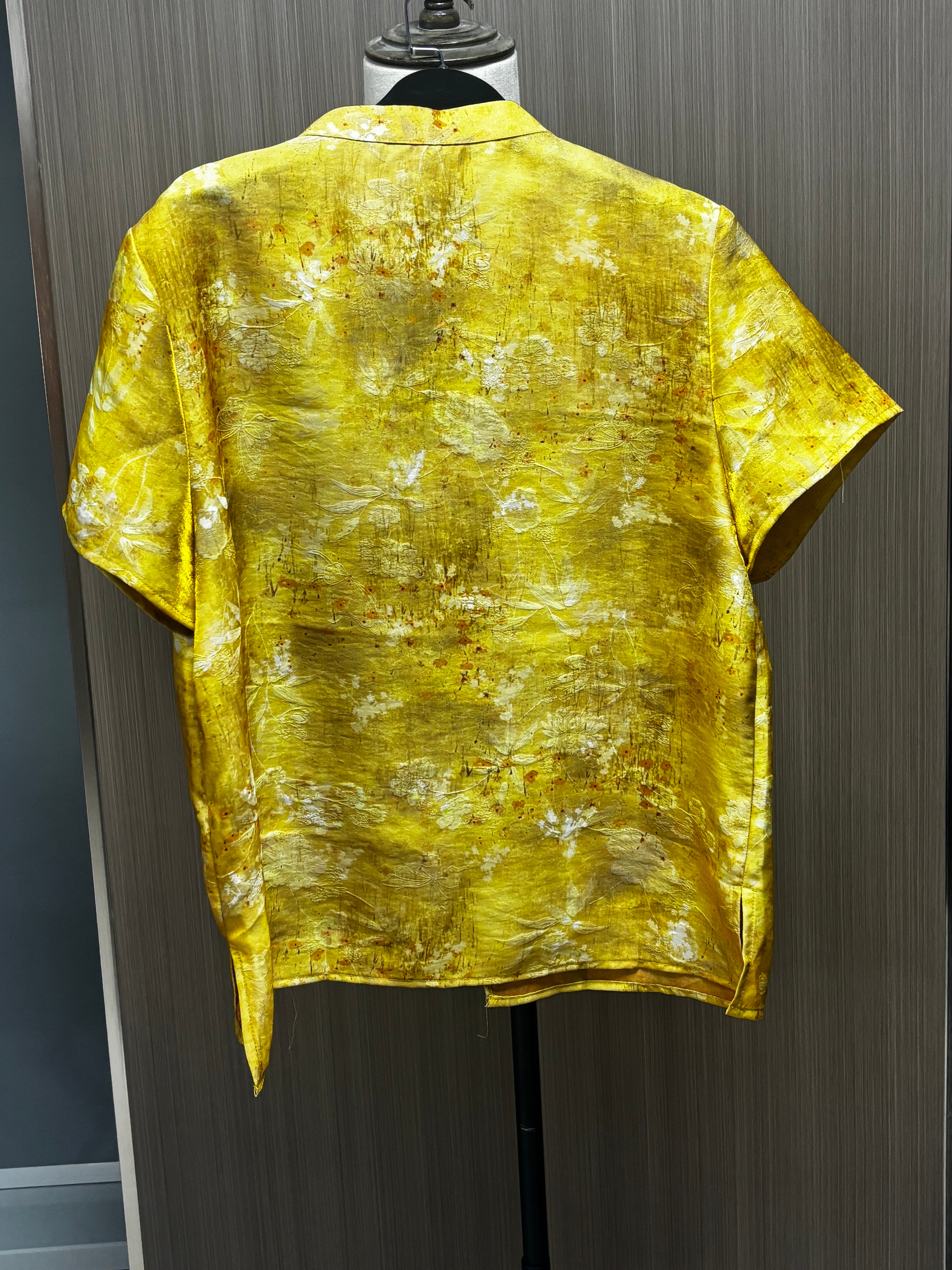 Women's Top Tencel Short Sleeve Summer Breathable Blouse Elegant