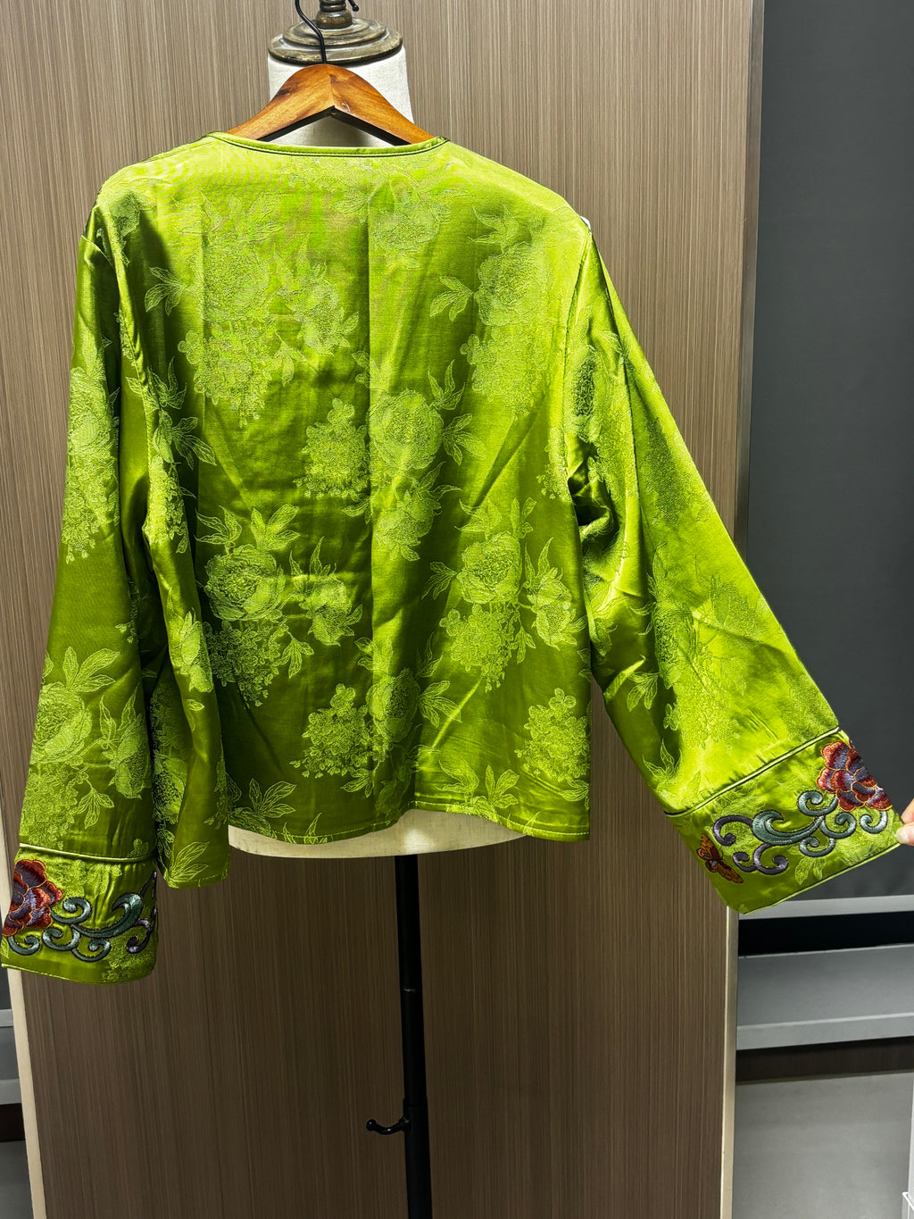 Women's Top Heavy Embroidery Satin Jacquard Top New Chinese-Style Shirt