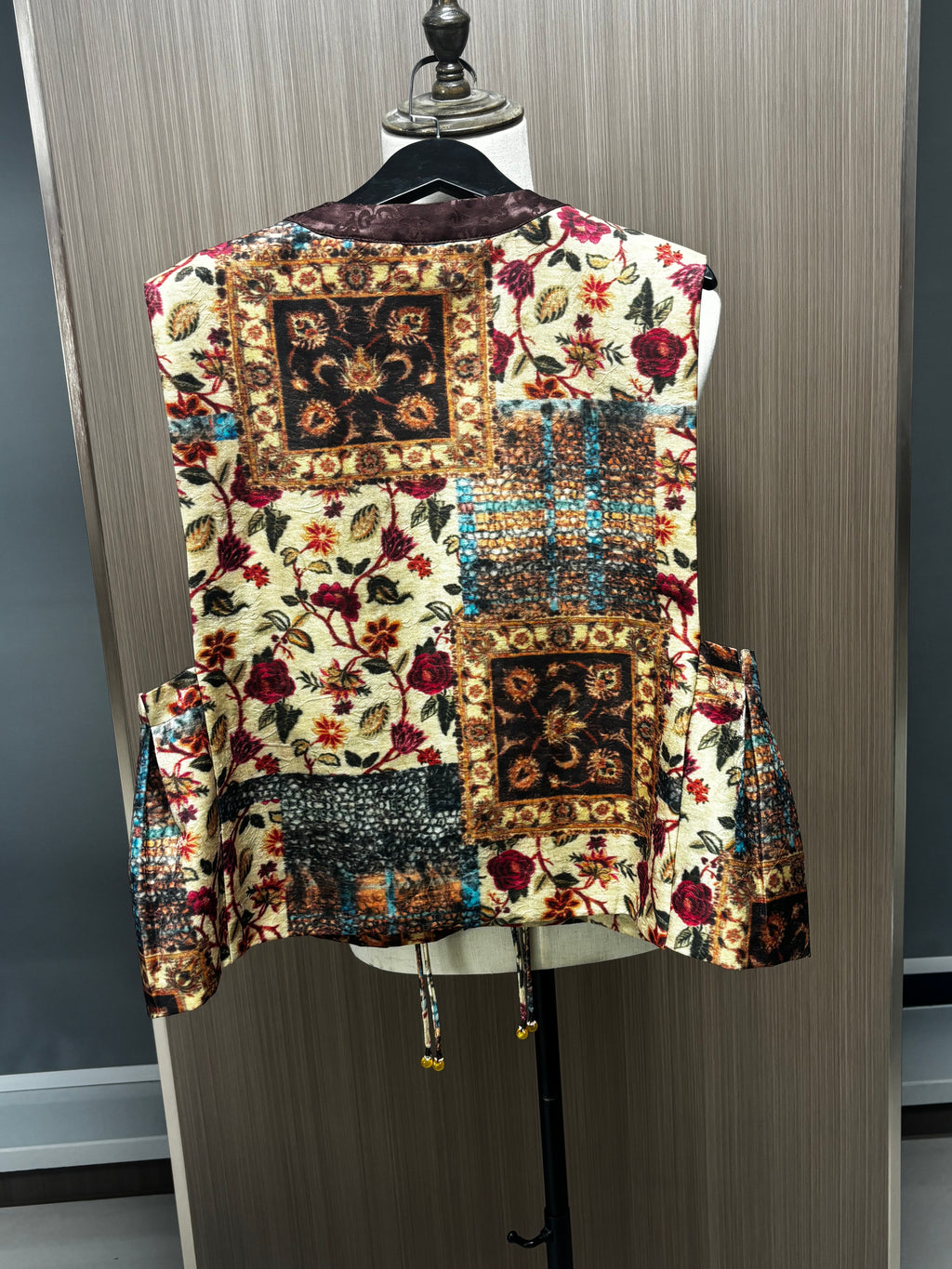 Ethnic Style Retro Printed Vest