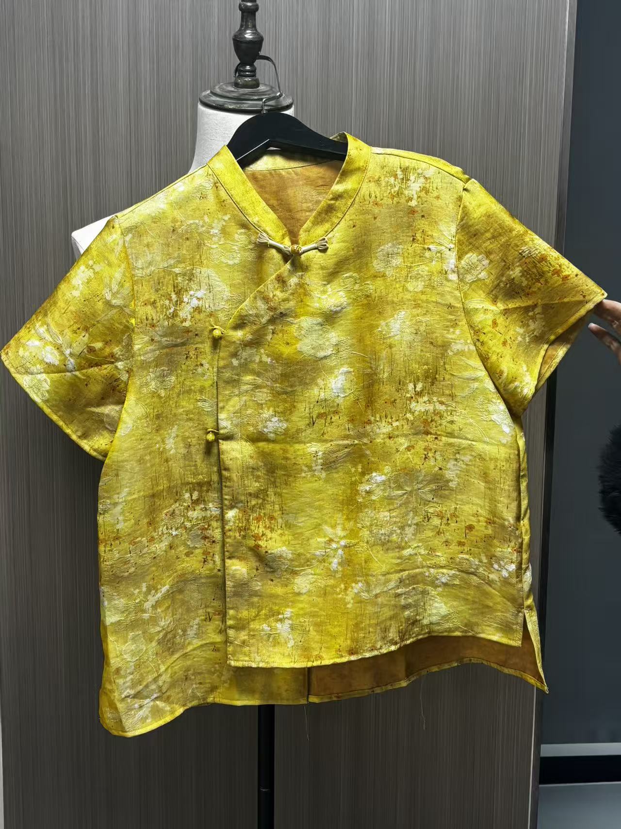 Women's Top Tencel Short Sleeve Summer Breathable Blouse Elegant