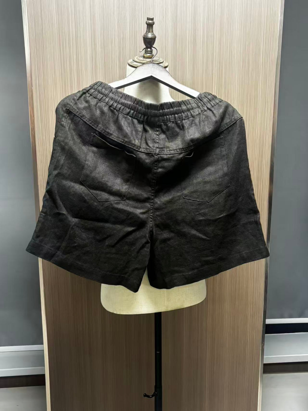 Women's Shorts Cotton and Linen Skin-Friendly Shorts Elastic Waist Summer Casual