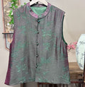 New Chinese-style Plum Bamboo Jacquard Vest