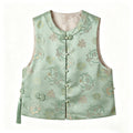 Women's Top Jacquard Vest New Chinese Style Spring and Autumn New Retro Slimming