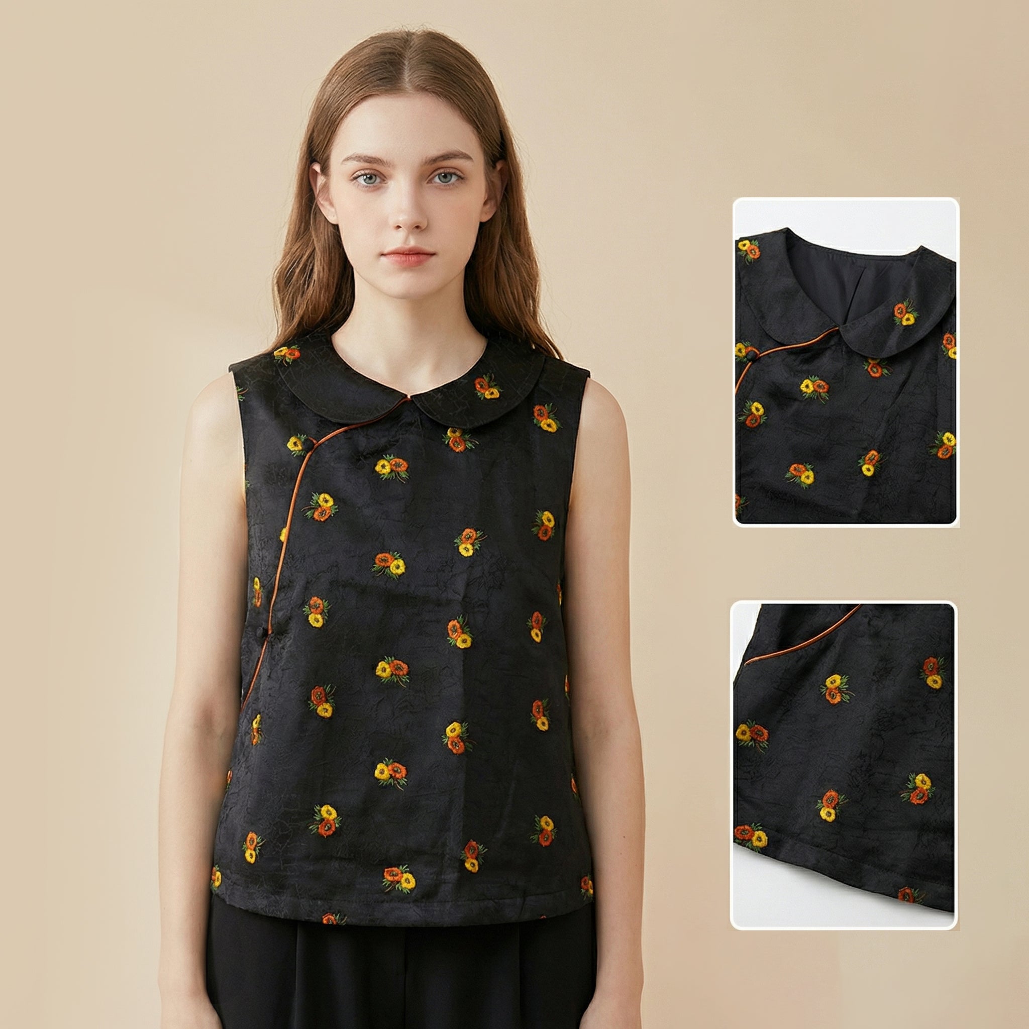 Women's Top Xiangyun Yarn Vest Sleeveless Cool Sleeveless Jacket