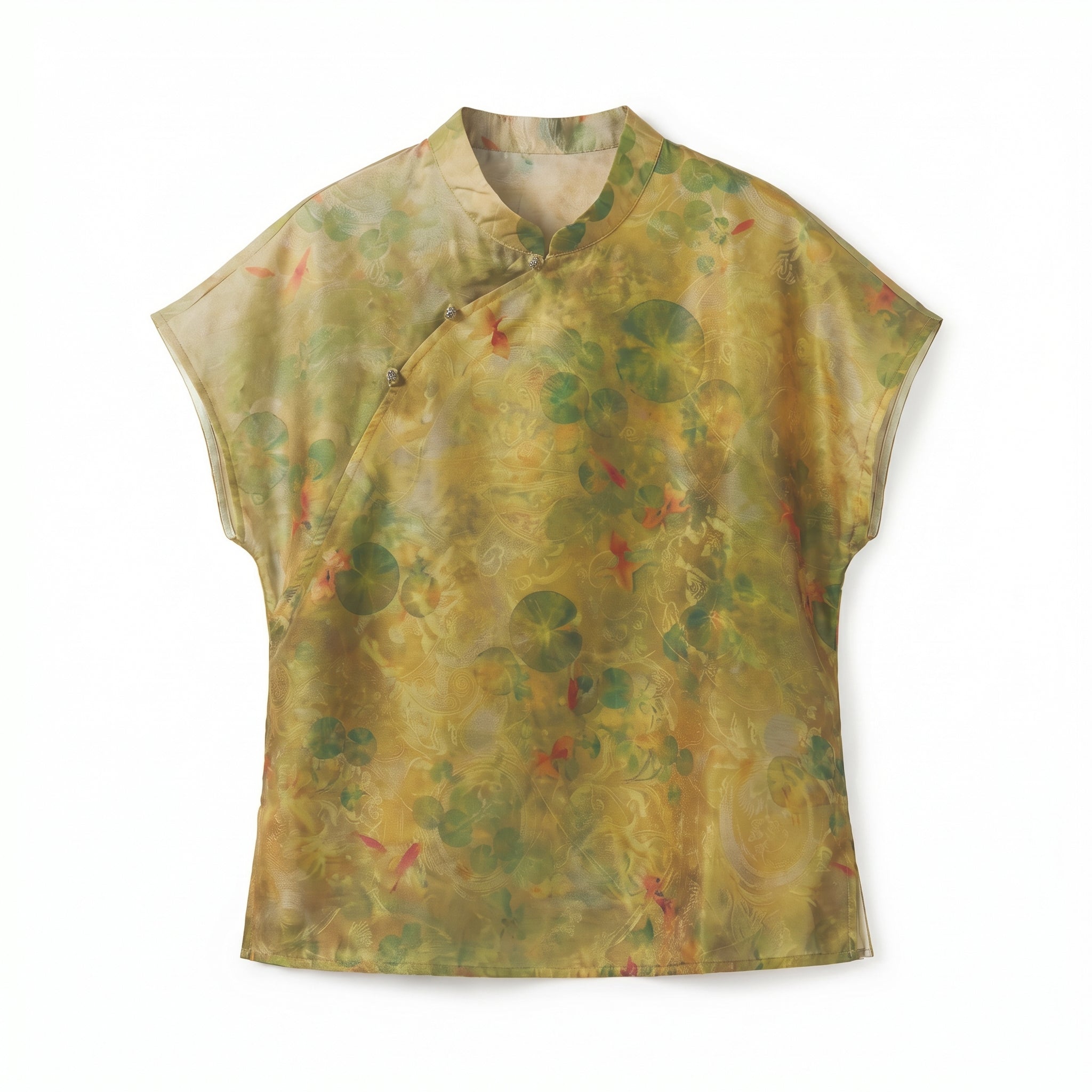 New Chinese-styleWomen's Top, Flutter Sleeve Cardigan, Summer Cool, Thin Short Sleeve