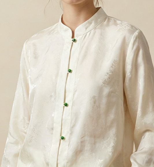 New Chinese-style Long Sleeve Shirt