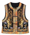 New Chinese-style Heavy Phoenix Embroidery Frog Button Vest